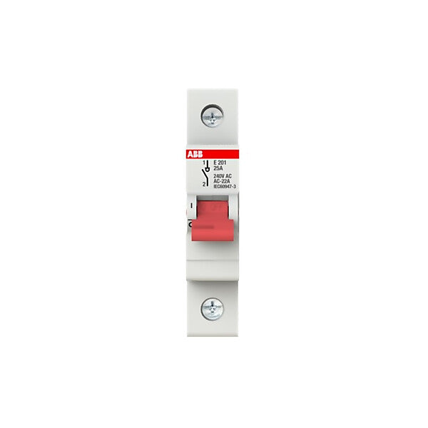 ABB Hauptschalter 25A 1p. rot E201/25R